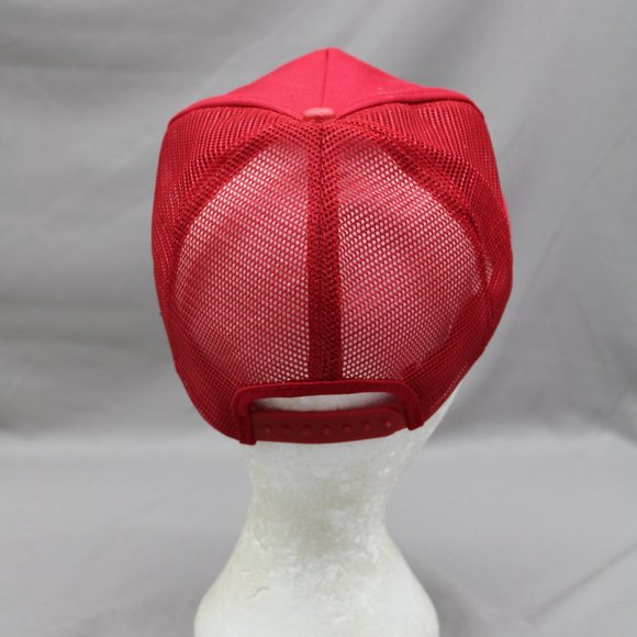 Vintage Screened Trucker Hat - HT Hot Shot Trucking - Adult Snapback - Picture 5 of 8